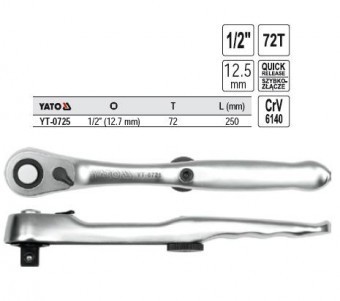 ANTRENOR CLICHET TRACTIUNE PE CUREA 1/2&quot;, 250mm
