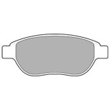 Set placute frana,frana disc PEUGEOT 307 Estate (3E) (2002 - 2016) KRIEGER 0950006328