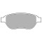 Set placute frana,frana disc DACIA LOGAN II (2012 - 2016) KRIEGER 0950006328
