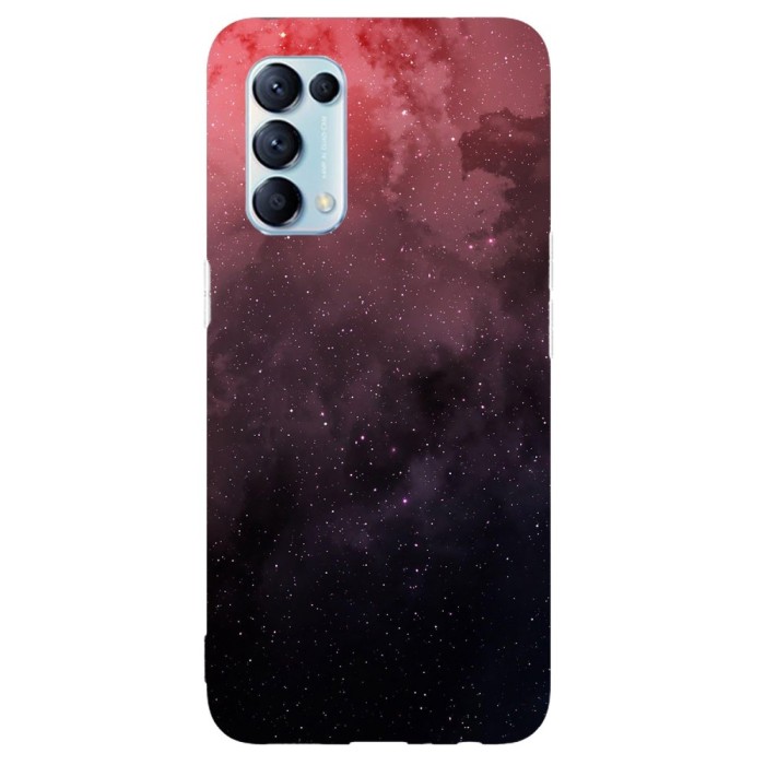Husa compatibila cu Oppo Find X3 Pro model Red stars, Silicon, TPU, Viceversa