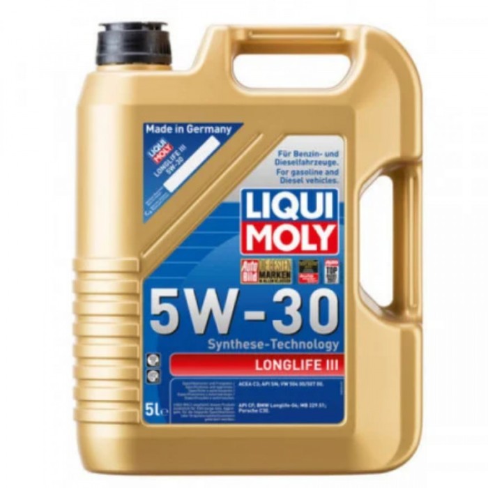 Ulei Motor Sintetic LIQUI MOLY Longlife III 5W30 5 litri