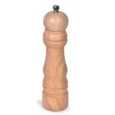 R&acirc;șniță Piper și Sare, Lemn, Diametru 4.5cm, &Icirc;nălțime 18cm, Maro Deschis