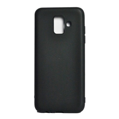 Husa Samsung A6 DUOS 2018 Spacer, negru, grosime 1 mm, material flexibil TPU, ColorFull Matt Ultra negru &amp;quot;SPT-MUT-SA.A6D2018&amp;quot; foto