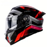 Cumpara ieftin Casca Moto Flip UP Remo Helmets, Casca Modulara, Ochelari Soare Integrati, Ventilatie Dinamica, Captuseala Detasabila, Design Ergonomic, Model Rosu-Ne