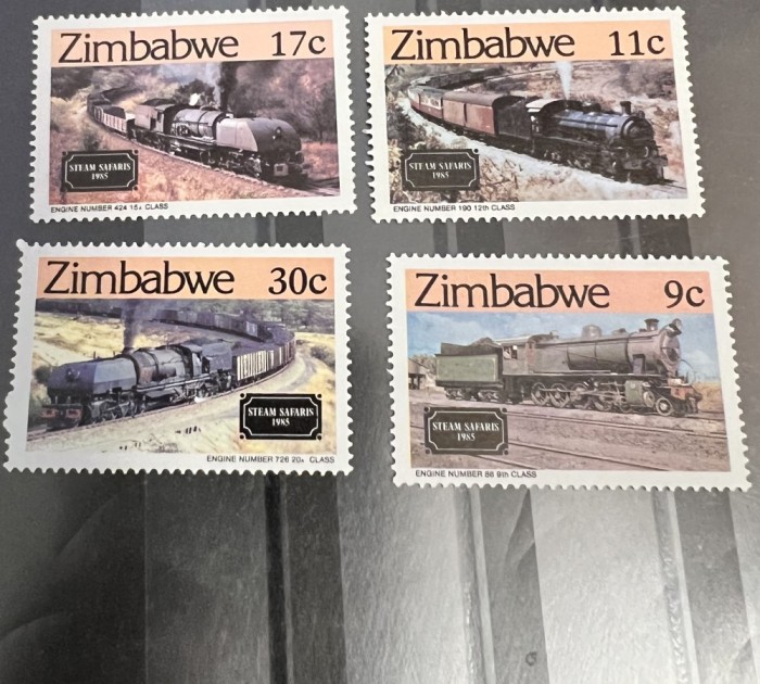 1985. Zimbabwe. Tren