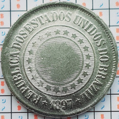 Brazilia 200 Réis 1897 - km 493 - A033