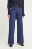 Marella jeansi femei, culoarea albastru marin, 2423136115200