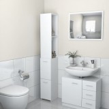 vidaXL Dulap de baie, alb, 25x25x170 cm, PAL