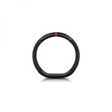 Husa volan sport tesit imitatie piele si carbon marime M