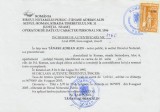 2005 Romania - Incheiere de autentificare cu timbru fiscal judiciar de inflatie 1500 Lei, in uz dupa denominare