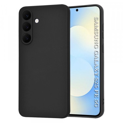 Husa pentru Samsung Galaxy S25 FE, Techsuit, SoftFlex, Neagra foto