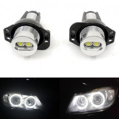 Set 2 becuri LED Marker Angel Eyes BMW seria 3 E90/E91 fara facelift 6W 3003