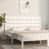 VidaXL Tăblie de pat, alb, 200x3x80 cm, lemn masiv de pin 821363