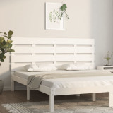 Tablie de pat, alb, 140x3x80 cm, lemn masiv de pin GartenMobel Dekor, vidaXL