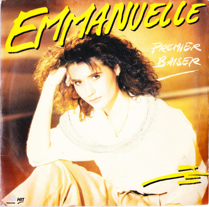 AS - EMANUELLE - PREMIER BAISER/C&#039;EST BON TOUT CA (1986/AB HIT/FRANCE) VINIL 7&#039;&#039;