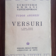 Tudor Arghezi - Versuri - Editia a III-a-1943