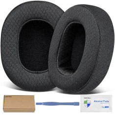 Set 2 bureti pentru casti Skullcandy Crusher Wireless, Crusher 2.0 / 3.0 / Evo / ANC 1, Hesh 3 / Evo / ANC, Venue ANC - Negru, Plasa, Spuma cu memorie