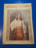 Revista gazeta noastra 18 aprilie 1929 - concursul de frumusete,parcul cismigiu