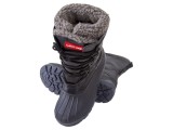 Ghete LAHTI PRO L3080243 piele artificială și velur, mărimea 43, negru-gri