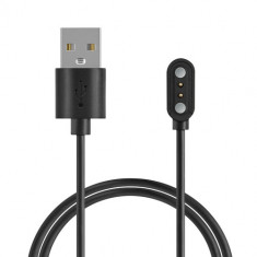 Cablu de incarcare USB pentru Oppo Watch Free, Kwmobile, Negru, Plastic, 57784.01