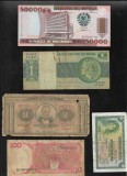 Set 5 bancnote de prin lume adunate (cele din imagini) #364, Europa