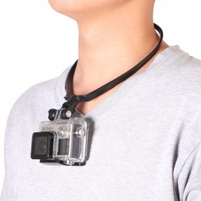 Sistem marca Surewo pentru prinderea camerei GoPro Hero 13,12,11,10,9,8,7,6 in zona gatului foto
