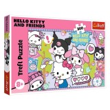 Puzzle Hello Kitty &amp; Kuromi (300 de Piese) - Trefl