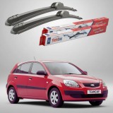 Cumpara ieftin Ștergătoare Kia Rio II DE JB Hatchback 2005-2011 | Set Față Flat &ndash; TeamCar&reg;