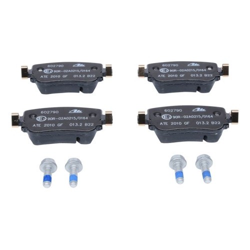 Set placute frana spate ATE, Audi A1 (8X), Q3, Seat Alhambra, Leon; Skoda Octavia III (5E), 2012-; VW Caddy 2015-, Polo, 2017-, Sharan (7N), 2010-, s