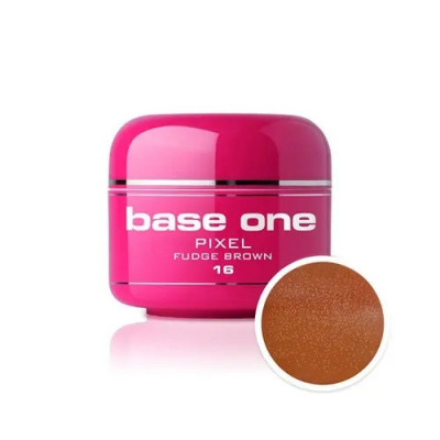 Gel UV Silcare Base One Pixel &amp;ndash; Fudge Brown 16, 5g foto