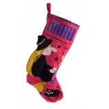 Cumpara ieftin Ciorap decorativ Halloween Befana textil multicolor cm 25 x 45 H