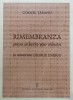 Rimembranza Orchestra, Cornel Taranu, In Memoriam George Enescu, Partituri, Editura Academiei Romane, 2008