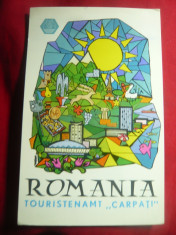 Ilustrata- Reclama ONT Carpati -Romania foto