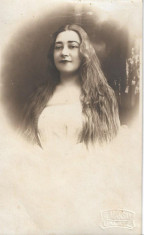 B1018 Poza femeie Galati atelier Maksay 1927 foto