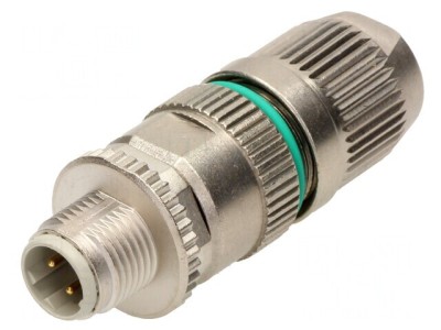 Mufă M12 5 pini Profibus cablu IP67 drept 4A foto