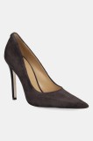 MICHAEL Michael Kors tocuri din piele &icirc;ntoarsă Elyse culoarea maro, 40F5EYHP1S.251