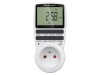 Intrerupator Temporizat QOLTEC 50628, 16A, Programabil, 10 Programe, LCD, EU cu Impamantare, 220-240V