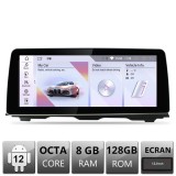 Navigatie BMW Seria 5 F10 CIC 2010-2011, ecran 12.3 inch, Android 12, 8GB+128GB