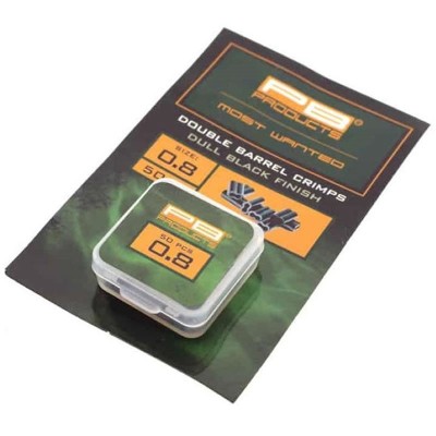 Bride Duble PB Products Double Crimps 0.6mm, 50buc/pac foto