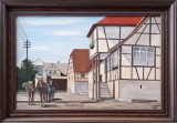 A. Lobis-Hauptstrasse (Strada principală), pictură &icirc;n ulei (1986)