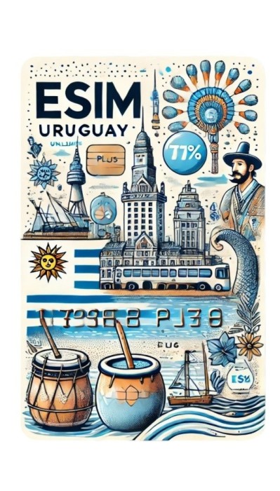 eSIM Uruguay, Unlimited Plus, 30 Days