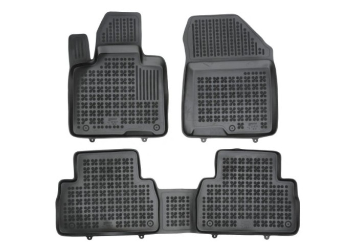 Covorase auto Hyundai Santa Fe (Tm), 02.2018-, negru; elastomer, RapidAuto