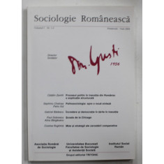 SOCIOLOGIE ROMANEASCA , REVISTA , VOLUMUL I , PRIMAVARA - VARA , 2003