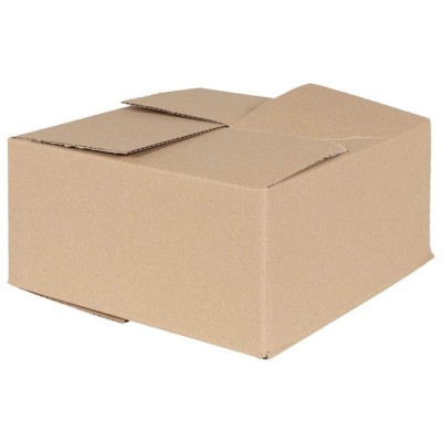vidaXL Cutie Pliabilă cu depozitare 50 pcs Maro 30 x 30 x 15 cm Carton foto