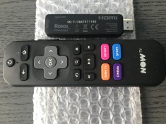 NOW TV Roku Powered 3801 Media Streaming Stick .CITITI VA ROG DESCRIEREA VA ROG! foto