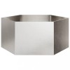 VidaXL Jardinieră de grădină 104x90x45 cm oțel inoxidabil hexagonal 851133