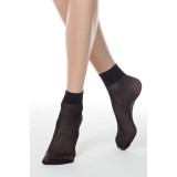 Șosete Scurte 1/2 Damă Lycra, Tension Soft 20 Den - Nero, 36-39 (23-25)