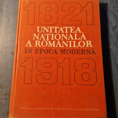 Unitatea nationala a romanilor in epoca moderna 1812 - 1918 Nichita Adaniloaie