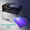Toner invizibil UV pentru Samsung si Lexmark monocrom, Cyan, praf 50 g, PRC