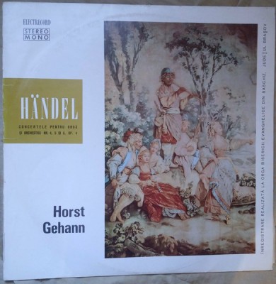 Disc vinil, LP. CONCERTELE PENTRU ORGA SI ORCHESTRA NR. 4, 5 SI 6, OP. 4-HANDEL-271609 foto